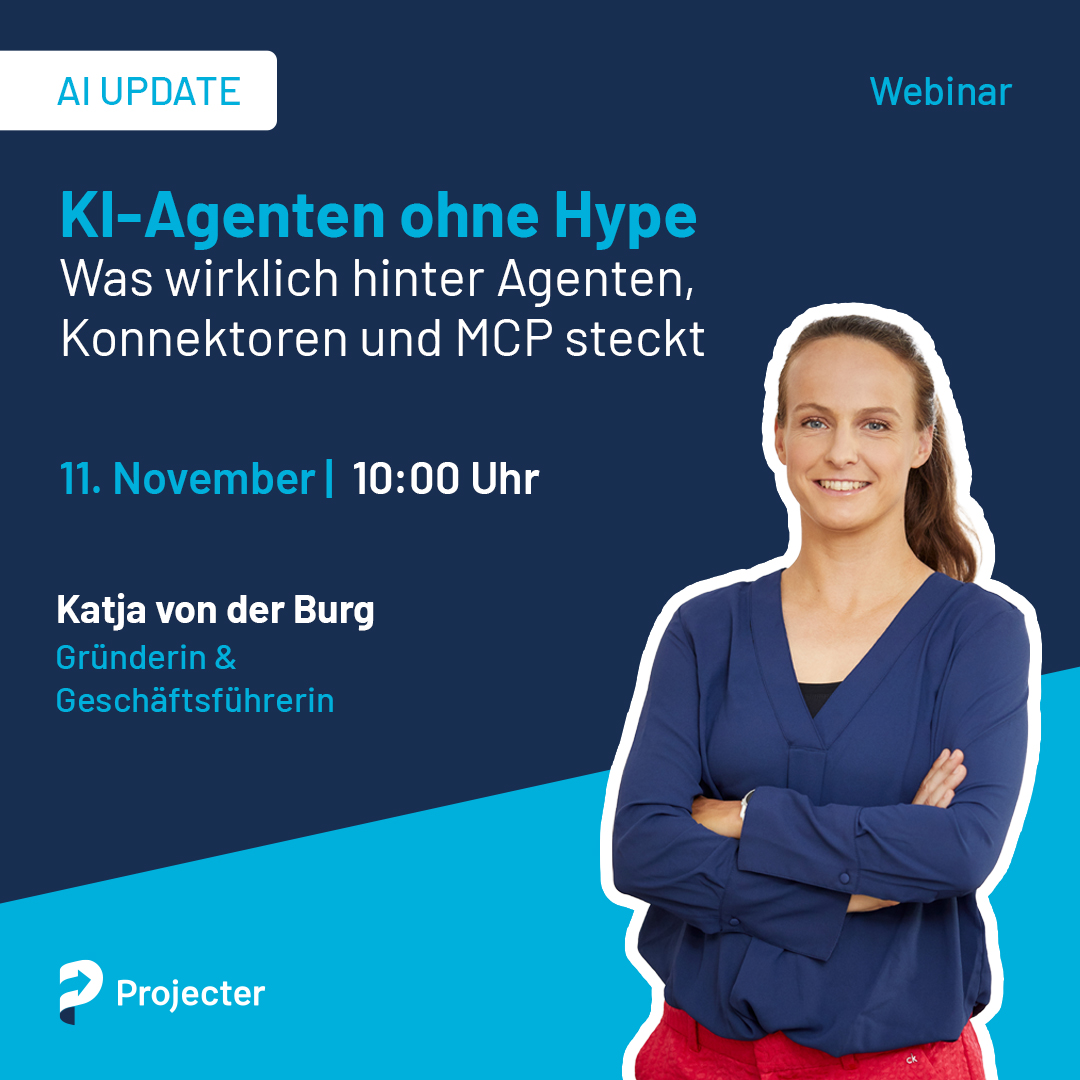 AI Update Webinar: KI-Agenten ohne Hype am 11. November 2026