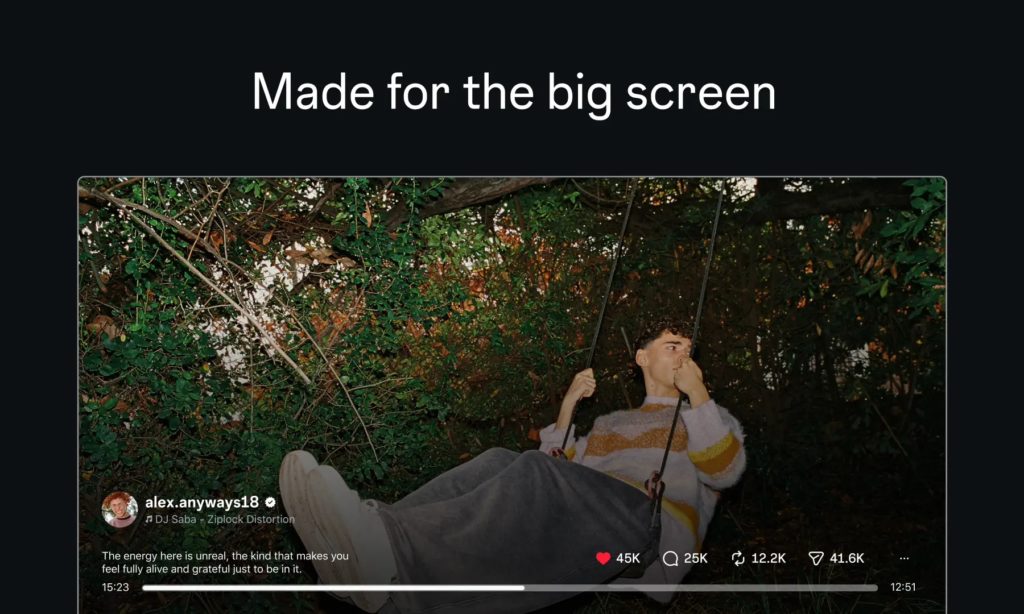 Instagram-App auf Apple TV